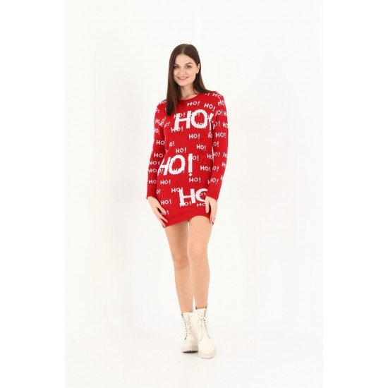 Rochie tricotată Crăciuniță TT-902